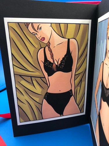 WALTER MINUS NOIRE SÉDUCTION LIVRE-ACCORDEON PROTOTYPE POUR UN PROJET D'ÉDITION - Picture 17 of 22