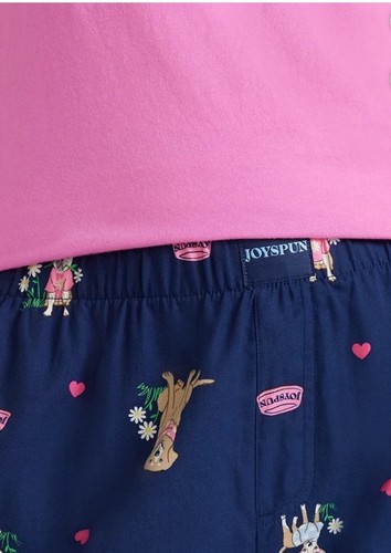 JOYSPUN Women’s Dog Pattern Boxer Pajama Sleep Shorts 3X (22W-24W) Blue NWT - Picture 4 of 12