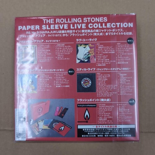 The Rolling Stones Paper Sleeve Live Collection Harajuku RS NO.9 New Unopened - Picture 2 of 3