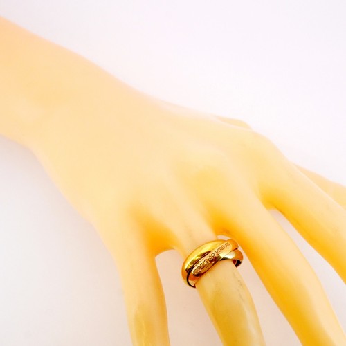 Anello Cartier Trinity K18YG oro giallo K18WG oro bianco K18PG oro rosa - Foto 7 di 7