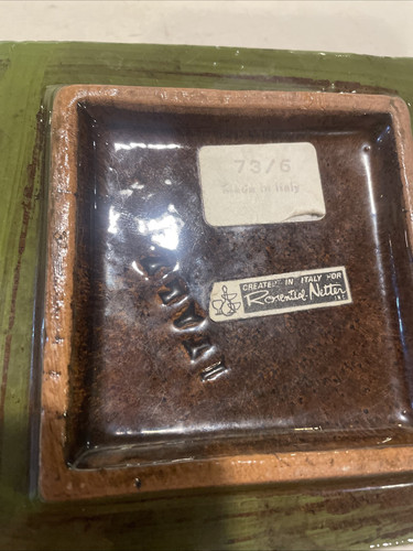 Vintage Made In Italy Ashtray Providential Memor, - Picture 7 of 9
