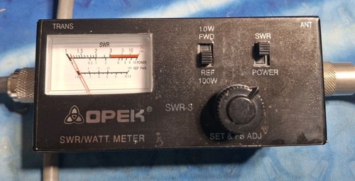 Opek SWR-3P SWR / Watt / Power Meter 10 / 100 Watt for Ham Radio W Jumper - Zdjęcie 9 z 11