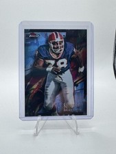 2024 Topps Finest - Common Bruce Smith #9 Sky Blue Refractor /325