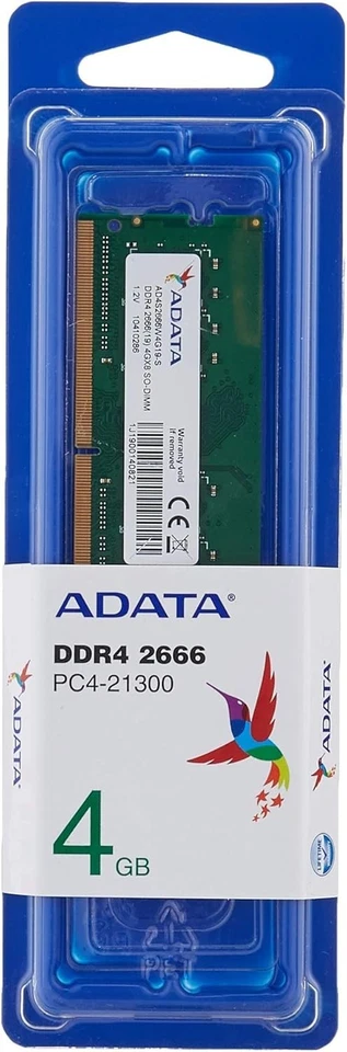 ADATA Premier 4GB DDR4 2666MHz DIMM – CL19, 288-Pin, 1.2V (AD4U26664G19-SGN) - Image 2 of 3