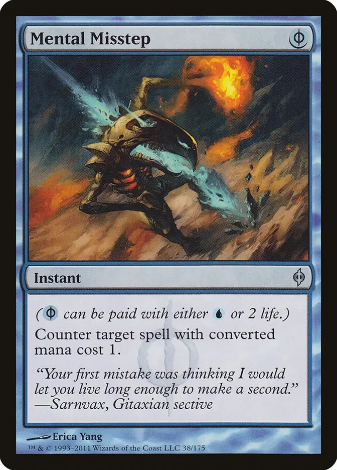 Mental Misstep x1 LP - New Phyrexia - Magic the Gathering MtG