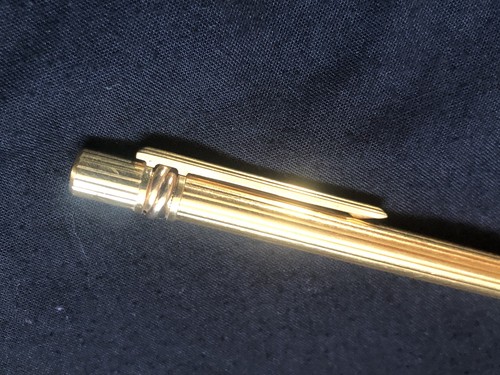 Cartier Must de Cartier Ballpoint 18ct Pen Gold Plated - Picture 2 of 9