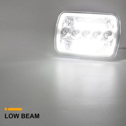For Land Rover Discovery 1 or 2 - 5x7” Square LED Headlight Square Headlamp - Picture 2 of 15