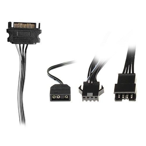 Vida Lucid Black ARGB Gaming Case w/ Glass Front & Side, Micro ATX, 4x ARGB - Picture 7 of 9