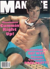 rare MANDATE vintage gay magazine september 1990