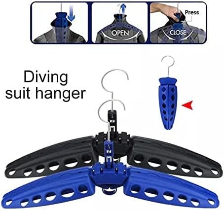 Mo're Wetsuit Hanger Foldable Surfing Suit Hangers Scuba Diving Green - Picture 2 of 7