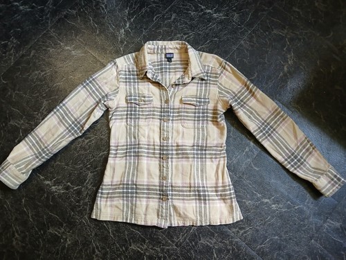 Patagonia Flanellhemd Damen Größe 4 Flanell kariert Baumwolle