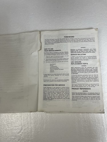 Harley Davidson 1986 To 1990 XLH Models Service Manual - Picture 6 of 11
