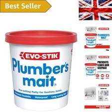 Plumber's Mait 750g Waterproof Non-Setting Putty for Flexible Sanitary Sealing