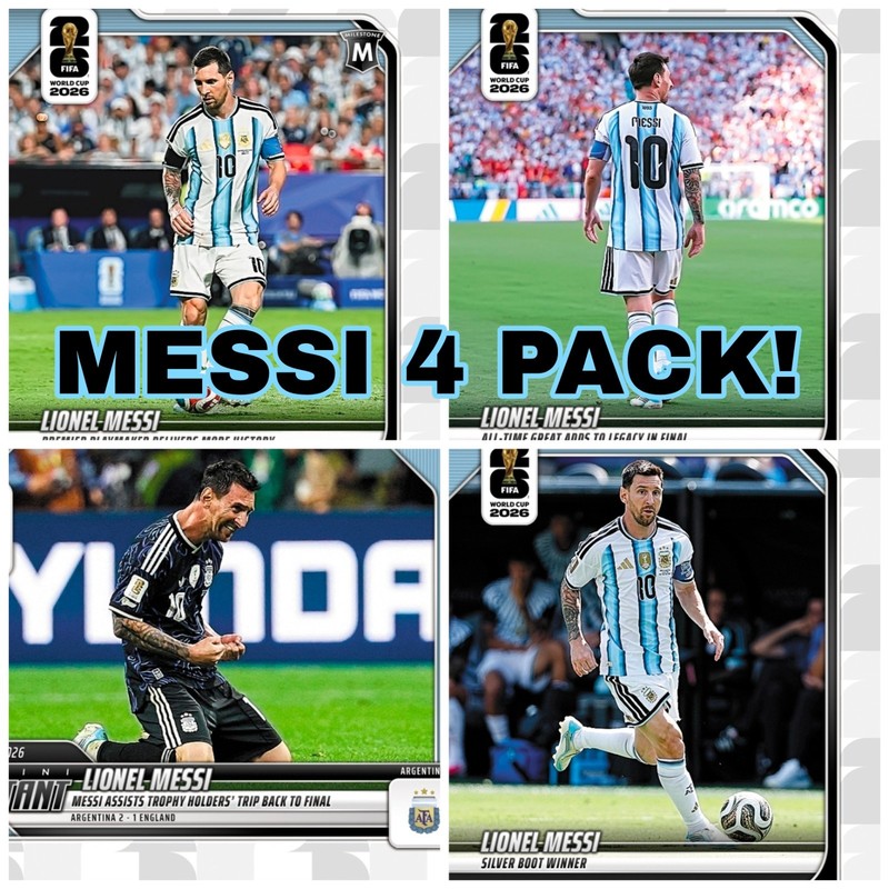 2026 Panini Instant FIFA World Cup #254 248 235 Lionel Messi Argentina PRESALE