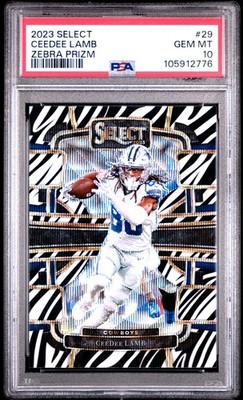 レア 2020 Panini 10シリ RC 直筆サイン パッチ マット・サイス 2023 PANINI SELECT ZEBRA PRIZM #29 CEEDEE LAMB PSA 10 | eBay
