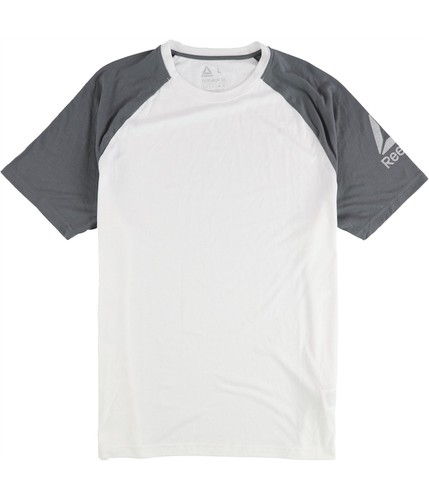 Reebok Mens Supremium Speedwick Basic T-Shirt, White, Large