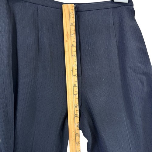Ann Taylor Womens Sz 2 Pant Suit 2 Pc Straight Leg Blazer Textured Black NWT - Picture 13 of 16
