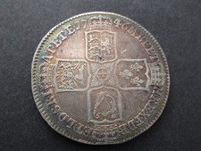 1746 Silver George II Half Crown Nice Collectable Condition 2/6