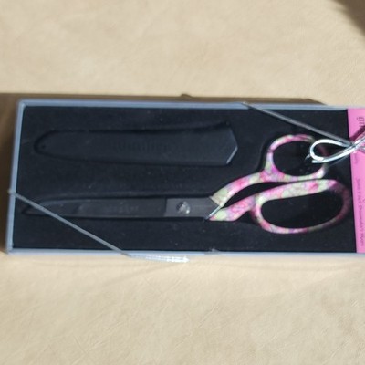 Gingher Designer Series Jamie 8'' Knife Edge Bent-Handle Dressmaker Shears Steel