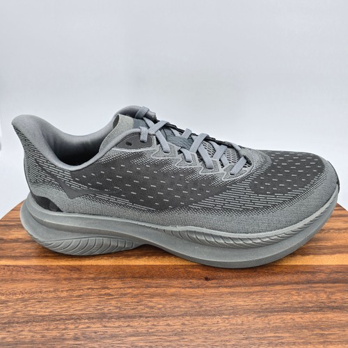 Hoka One One Mach 6 LA Zapatos Para Hombre 10.5 D Negros Correr Tenis Atléticos - Imagen 2 de 10