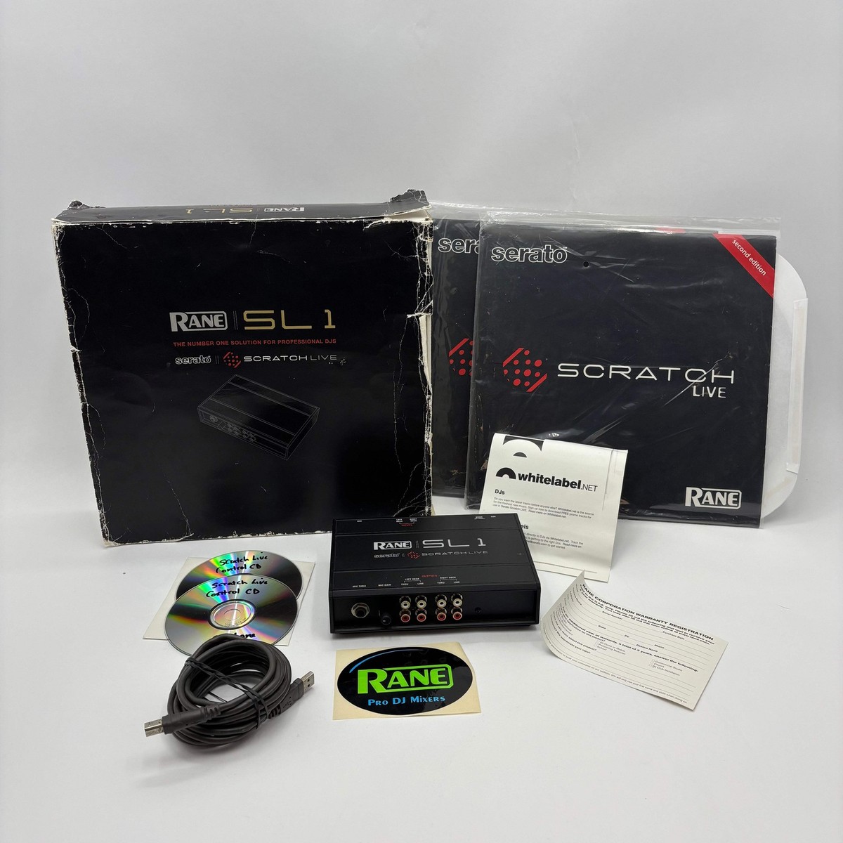 DJ機材 Rane SL 1 + Serato Scratch Live Rane Sl1 Serato Scratch Live USB DJ Audio Interface for sale
