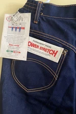 Gitano Jeans Rare Vintage 80s Womens Jeans Size 32 Regular Dark Blue With Tag