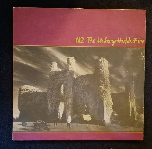 U2, The Unforgettable Fire (1984 Vinyl Album) w/inner 🔥