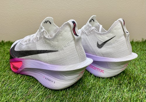 Nike Air Zoom Alphafly NEXT% 3 White Purple Running Shoes FD8311-100 Size 12 - Picture 6 of 12