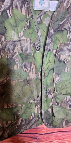 Vintage Mossy Oak Turkey Hunting Vest Size L Full Foliage Camoflauge Made In USA - Picture 16 of 21