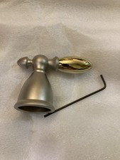 Delta H216NP Victorian Metal Lever Handle ONE PIECE In Pearl Nickel  Brass