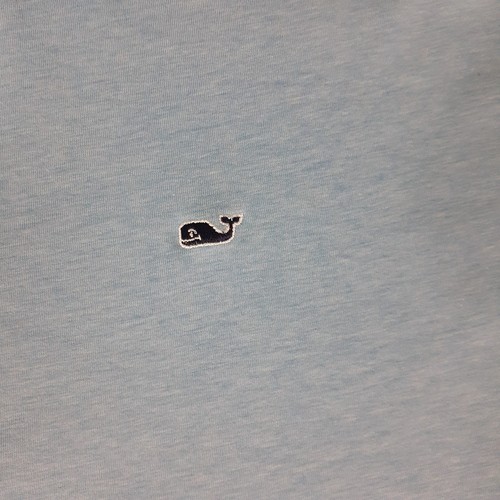 Jim Nantz Vineyard Vines Shirt Herren XL Baby Blau Polo Kurzarm Golf Preppy - Bild 8 von 15