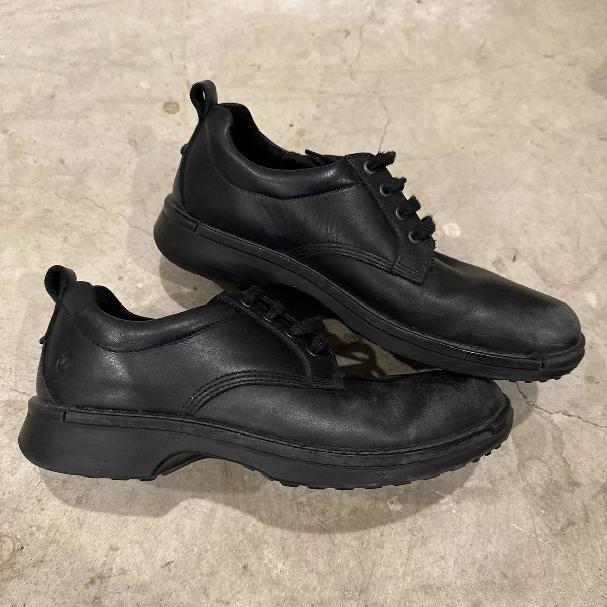 Ecco Dress Shoes Mens Eu 46/US 12-12.5 fusion black Comfort Arch Support Leather Amazon.com | ECCO S Lite Hybrid Apron Toe Tie, Black, 4-4.5  main image 2