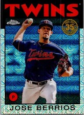 2021 Topps - Silver Pack Series 2 1986 Topps Chrome Baseball José Berríos 