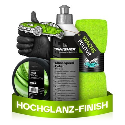 The Finisher Shine Speed Polish Politur Tuch Applikator | One Step Politur Set