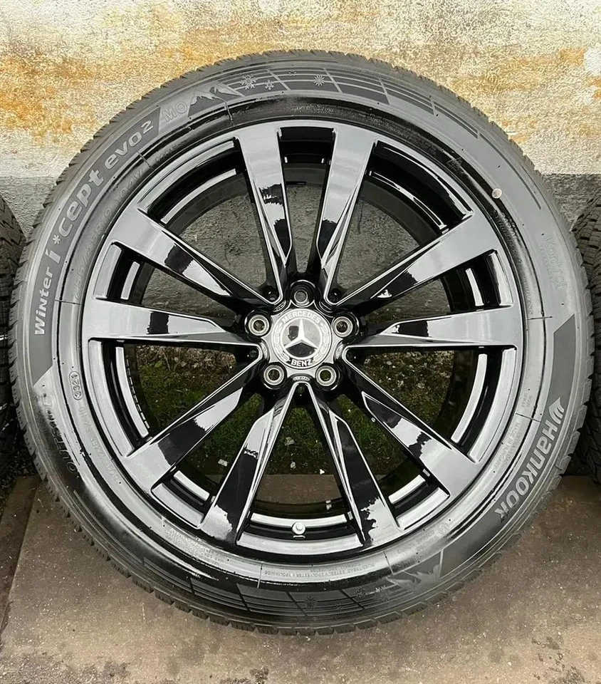 Original Mercedes S Klasse W223 V223 19 Zoll Winterräder Alufelgen DOT21 7-7,5mm - Bild 4 von 4