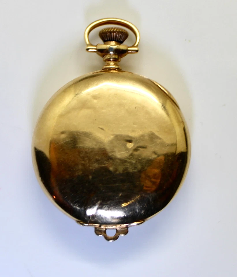 1904 Hampden MOLLY STARK  7 Jewel 14K Solid Gold, Size3/0s, Full Hunter - Image 4 of 4