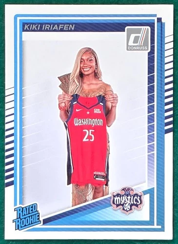Kiki Iriafen - 2025 Donruss WNBA #94 - Washington Mystics Rated Rookie Card