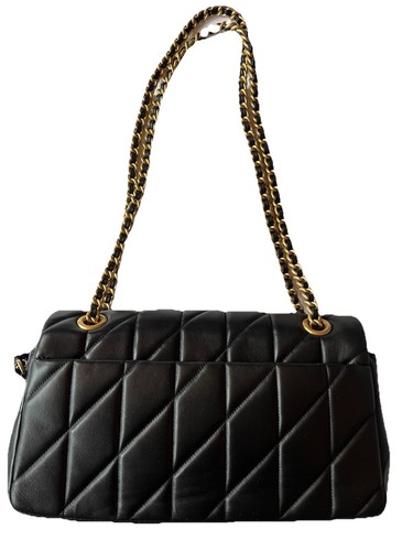 Coach Tabby 26 CP150 Schultertasche gesteppt Nappaleder schwarz/messing 550 $ NEU - Bild 18 von 20