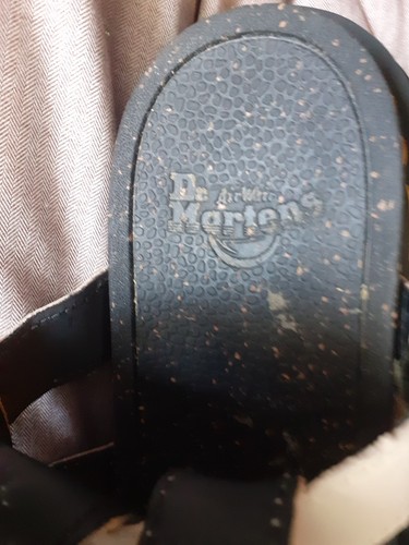 BNIB Stunning! Genuine! DR. MARTENS 'Ricki Gladiator' Cream Leather Sandals UK7 - Picture 11 of 20