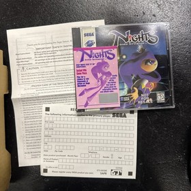 Nights Into Dreams W/ 3D Control Pad (Sega Saturn) Factory Sealed