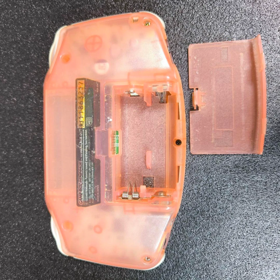 Nintendo Game Boy Advance Clear Orange Console Only, Tested and Working - Image 3 of 4