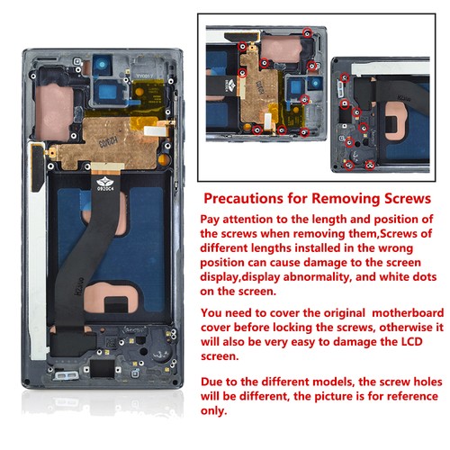 Sostituzione schermo per Samsung Galaxy Note 9 display LCD touch digitalizzatore con cornice - Foto 14 di 14