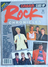 CREEM Close-Up Rock Chronicles Feb 1984 Bowie Police Van Halen Near Mint Q2