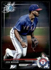 2017 Bowman Chrome Prospects Josh Morgan Texas Rangers #BCP123