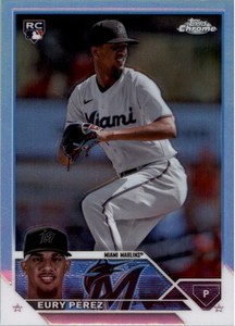 2023 Topps Chrome Update Refractors #USC100 Eury Perez - BB