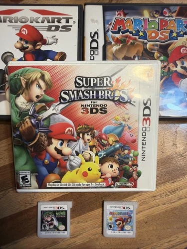 Nintendo Mario DS And 3DS Games Lot Of 5, 3 Are CiB