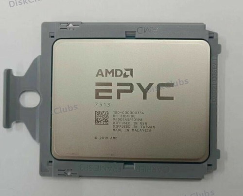 AMD EPYC 7513 CPU 100-000000334 Processor 32 Cores 2.6GHz 200W SP3 Unlocked New
