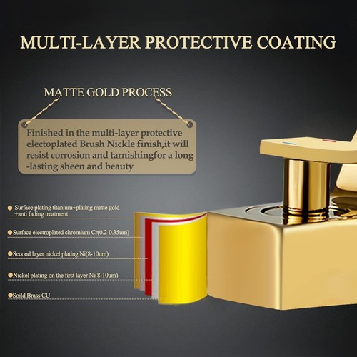 Single Hole Bathroom Sink Faucet, Single Handle Hot and Cold Water Mixer Tap,... - Picture 3 of 7