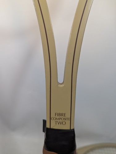 Lote 2 Raquetas de Tenis Babolat Snauwaert L-4 Fibra Compuesta 4 1/2 Agarre De Colección - Imagen 4 de 7