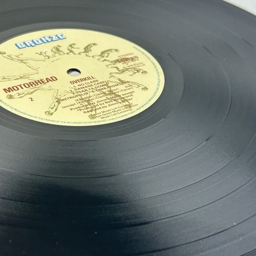 Motorhead Overkill Vinyl LP Record VG Con 1979 BRON515 Album DISC ONLY - Picture 18 of 20